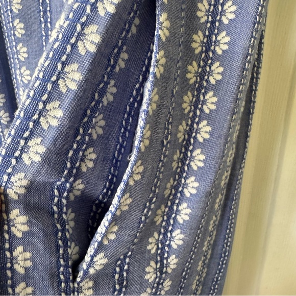 LOFT petal striped tiered pocket shirtdress - Size XS - Picture 7 of 15